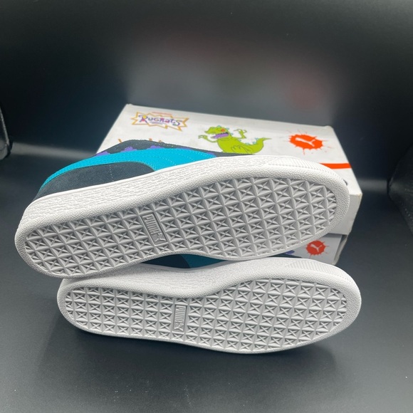 Puma Sneakers in Black with Purple and Blue - Picture 3 of 8